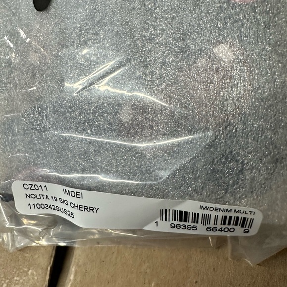 COACH Nolita 19 In Signature Canvas With Cherry Print - Picture 9 of 9